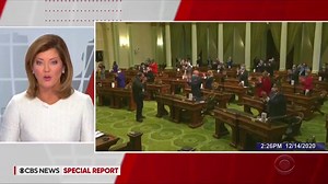 51K views · 2K reactions | BREAKING: California's 55 electoral votes pushes President-elect Joe Biden and Vice President-elect Kamala Harris over the 270 electoral votes needed to be declared the winner of the presidential election by the electoral college. | CBS Evening News | Facebook