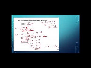 Solving Simultaneous Equations (both Linear) 2