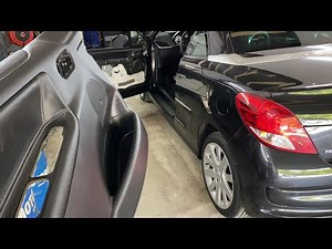 Peugeot 207 CC Door Panel Removal DIY how to remove door panel Peugeot 207 CC türverkelidung