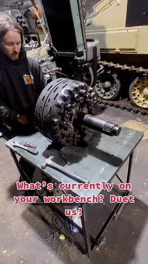 What’s on your workbench? Duet us and show us! This a centurion tank clutch currently on the workbench being stripped for a full rebuild, triple plate Borg and beck weighing 250kg!! #thetankmuseum #norfolktankmuseum #tinkeringwithtanks #fixingtanks #centuriontank #clutch #heavymachinery #heavydieselmechanic #mechanic #workbench #restoration #fyp #foryou