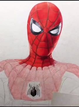 Drawing Spider-Man Homecoming Suit Timelapse