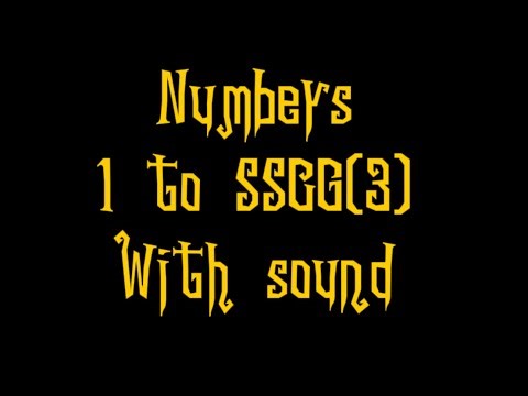 Numbers 1 to SSCG(3) With sound