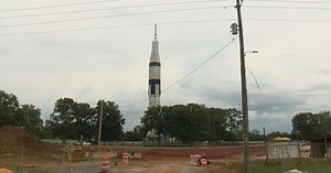 A Limestone County man who helped build the Saturn 1B resents the rocket being taken down