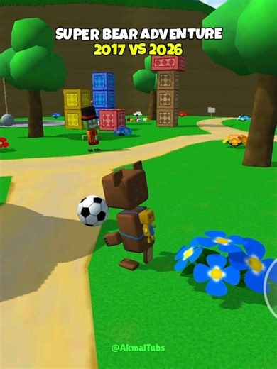 Super Bear Adventure 2017 vs 2026 ❤️ #superbearadventure