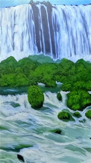 This water painting technique creates raw energy #arttutorial #paintingtips