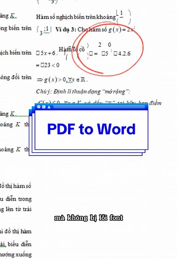 Cách Chuyển File PDF Sang Word Không Bị Lỗi Font