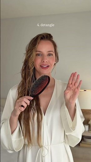 How to get straight, silky, shiny hair✨ #haircare #silkyhair #shinyhair #hairroutine