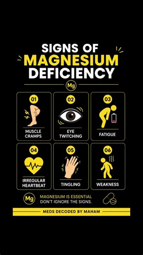 6 Signs of Magnesium Deficiency You Should Never Ignore | Pharmacist Explains