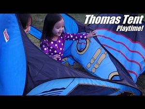 Thomas & Friends Topper and Tent Playtime with Hulyan and Maya :-)