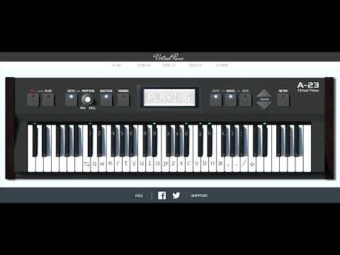 Clair de lune - Online Virtual Piano