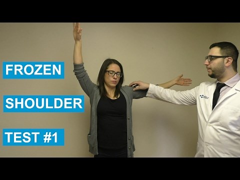 Frozen Shoulder Test - True Arm Raise