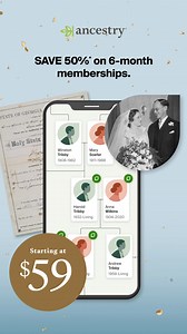 This year, discover more special family moments. Saving big is just the icing on the cake. | Ancestry | Facebook