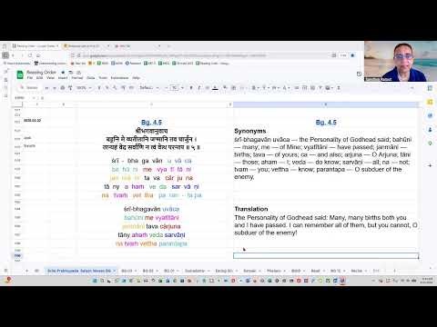 2026-03-22 Bhagavad- 4.5 - Pronunciation and Memorization Shraddha-devi Dasi