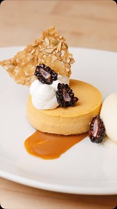 Our Pumpkin Cheesecake—perfectly paired with Old Forester Bourbon Ice Cream and blackberries—isn’t just dessert, it’s an experience worth savoring. Enjoy for a limited-time on our Farm Menu. PUMPKIN CHEESECAKE Pumpkin Seed Tuile / Crème Fraîche Whipped Cream / Blackberries Old Forester Bourbon Ice Cream / Old Forester Bourbon Caramel | THE RANCH Restaurant