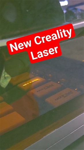 The precision on this new Creality engraver is insane!