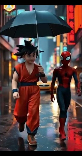 Goku | Goku and Spiderman |"GOKU vs SPIDERMAN! 🐉🕷️ | Epic Superhero Battle 💪 | Anime Meets Marvel!"