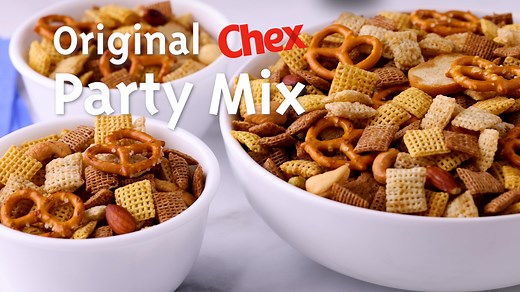 Chex Cereal Party Mix Variety Pack, Corn, Rice and Wheat Chex, 3 ct, 54.25 oz - Walmart.com