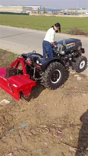 #4WD #rotovator #farm #interesting #tractor