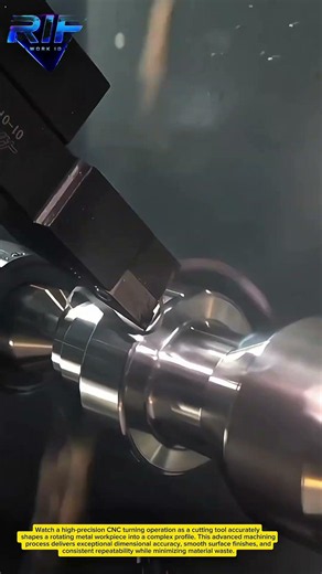 Insane CNC Turning & Precision Machining Process | Satisfying Metal Cutting in 4K