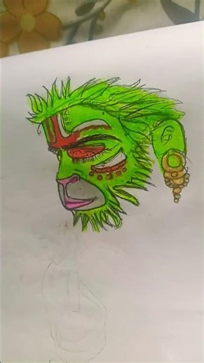 hanuman ji drawing #popular