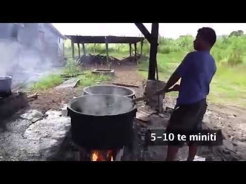 Processing sea cucumbers into beche-de-mer: KIRIBATI version - Kereboki