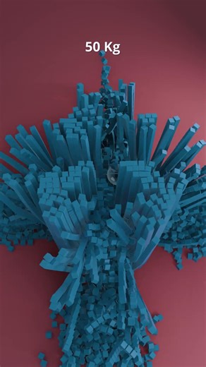 12000 blocks vs glass ball #blender