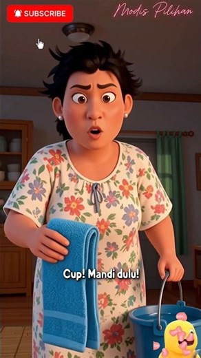 Ucup doesn't want to take a bath #children'sanimation #cartoon #familycomedy #animation #fashiona...