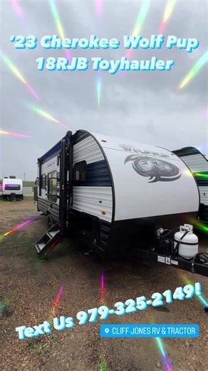 Manager’s Special: 2023 Forest River Cherokee Wolf Pup 18RJB Toy...