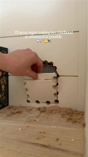 I Made a Secret Mouse Door for My Toddler #fairydoor #easteregg #momideas