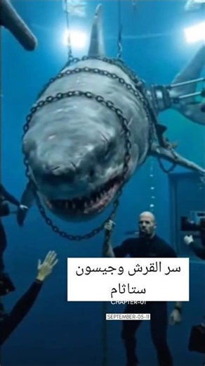 السر المرعب في كواليس فيلم (The Meg)!#shorts