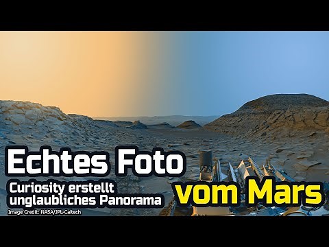 Real photo of Mars - Curiosity creates incredible panorama