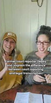 Court reporter or legal transcriber?