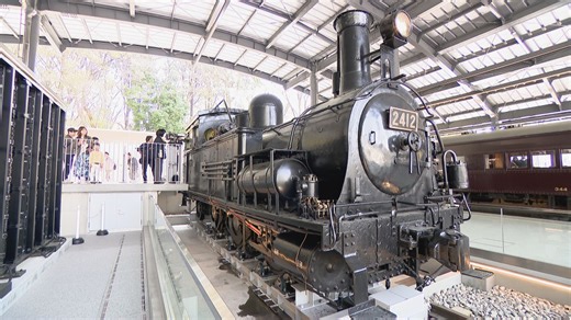 “移動しないが車輪が動く”SLの展示施設「鉄道ひろば」 名古屋市科学館にきょうオープン “世界で唯一”残るドイツ製のSLなど見どころ満載（CBCテレビ）
