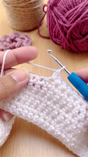 Learn the extended single crochet stitch (ESC) and you can try it with a chunky yarn for a super cool, textured look!😉 #crochet #stitch #beginnerfriendly | Rodi Crochet Studio