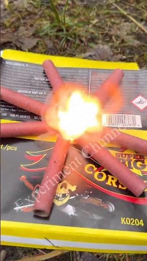 Firecracker Trick! (experiment) #shorts #cracker #tricks #fireworks