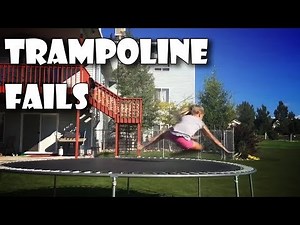 Try Not To Laugh Challenge - Funny Trampoline Fails Compilation August 2018