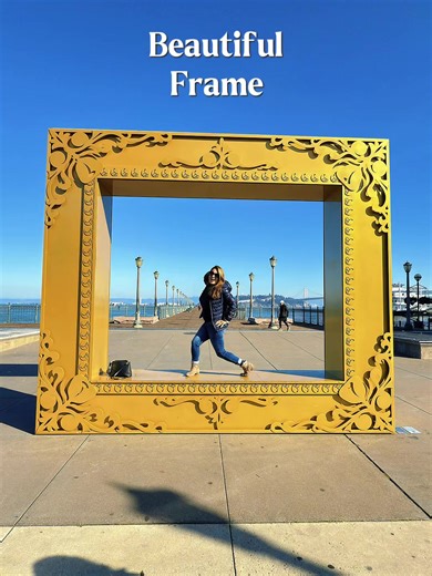 FYP: San Francisco literally built a photo frame for you Pier 7 San Francisco Embarcadero waterfront San Francisco photo spots Hidden photo locations SF Best places to take pictures in San Francisco San Francisco Bay views Iconic San Francisco pier SF aesthetic locations Things to do on the Embarcadero #Pier7 #Embarcadero #SanFrancisco #SFViews #HiddenSanFrancisco HeySactownAngela
