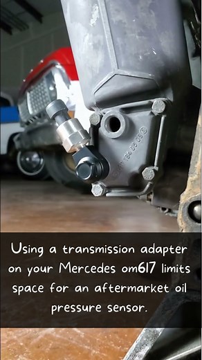 om617 Oil pressure sensor fitting