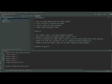 Desafio Calculadora de Media em Python