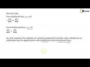 Streamline Function and Velocity Potential Function in Rectangular Coordinate - Fluid Mechanics 1