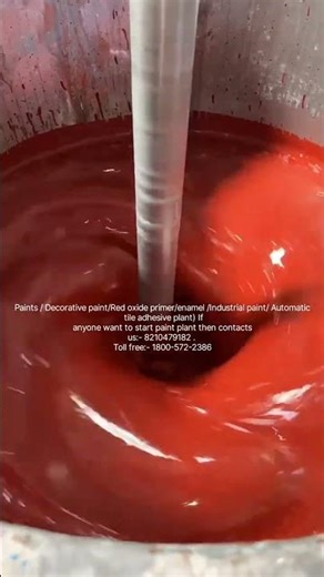Synthetic Red Oxide Primer Paint Manufacturing IPCS