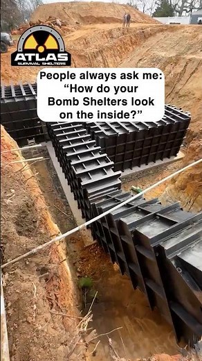 People always ask me how our bomb shelters look on the inside…