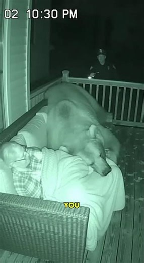 Police Perform Wellness Check on Sleeping Bear & Grandma