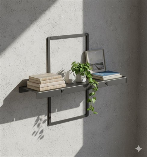 Heavy Duty Wall Shelf Bracket DXF & STEP | CNC Metal Fabrication File - Etsy