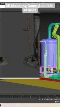 Creating 3D Game Assets in 3dsmax | How To Model it. #3d #3dgamedevelopment