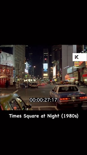 Time Square at Night in the 1980s. | Historic NYC