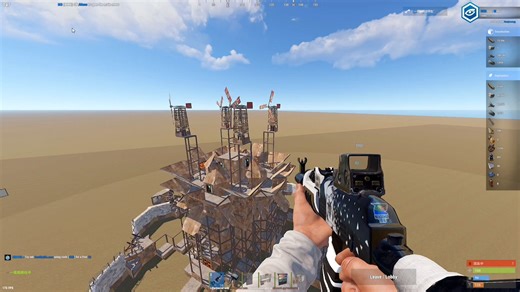 rust建筑 2025小型4x4三角分离设计