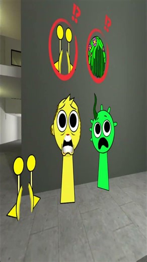 Simon Sprunki and Vineria Sprunki Lost Their Attributes In The Labyrinth