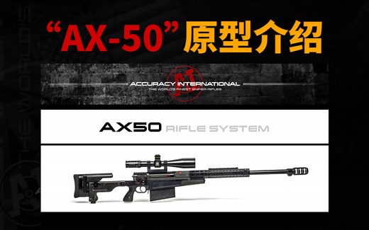 【暗区突围】精密国际AX-50反器材狙击步枪！（现实原型介绍）