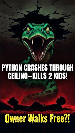 Horror in Canada: Python Crushes 2 Boys Through Ceiling | 2013 Nightmare #viral #facts #shortvideos